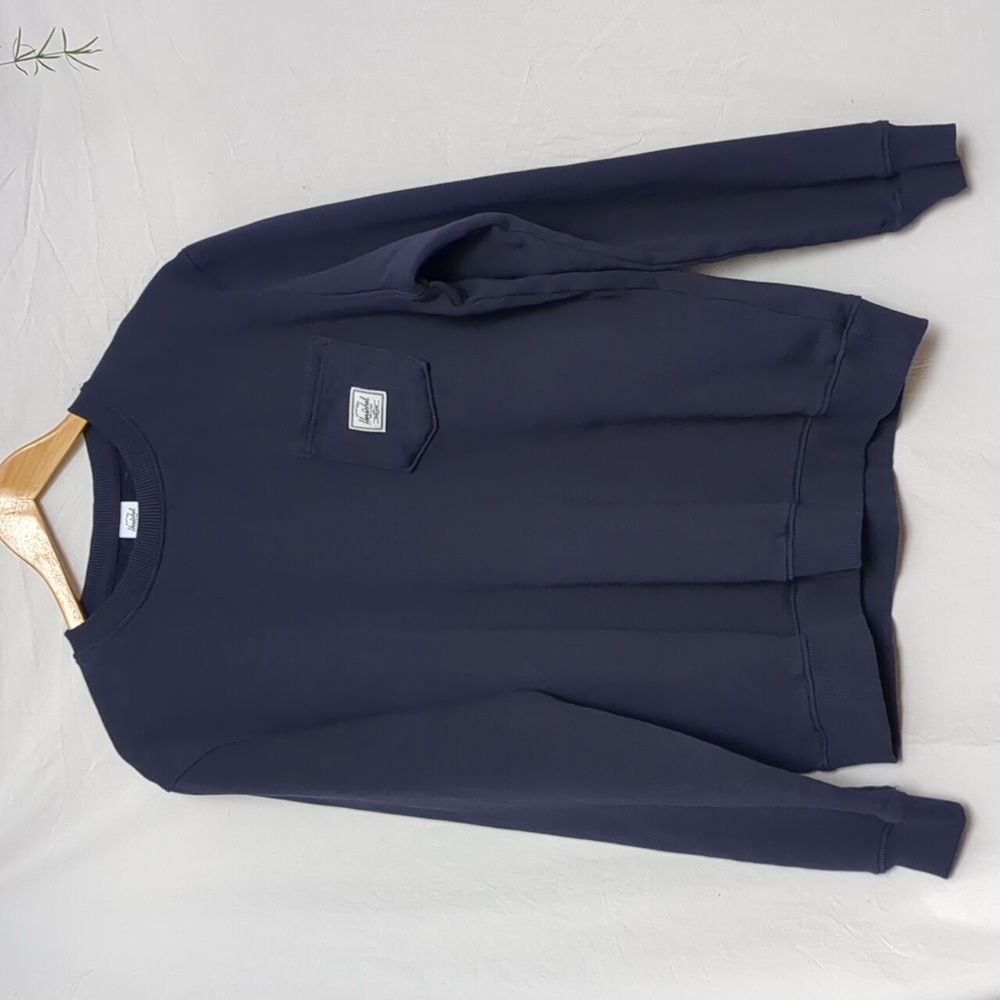 Herschel sweatshirt navy blue medium large